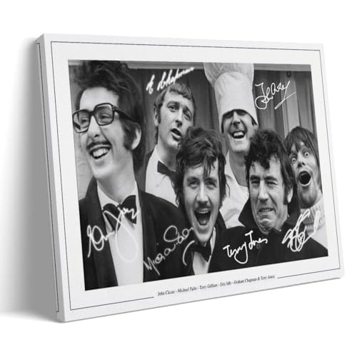 LNLEXTAR MONTY PYTHON SIGNED Poster Dekorative Malerei Leinwand Wandkunst Wohnzimmer Poster Schlafzimmer Malerei,Wandkunst Bilddruck Moderne Familienzimmer Dekor 12x18inch(30x45cm) von LNLEXTAR