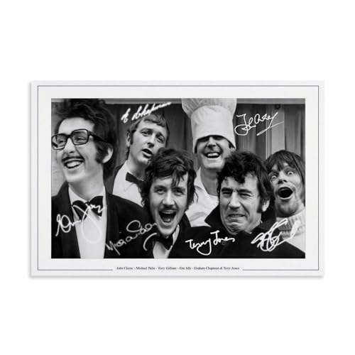 LNLEXTAR MONTY PYTHON SIGNED Poster Dekorative Malerei Leinwand Wandkunst Wohnzimmer Poster Schlafzimmer Malerei,Wandkunst Bilddruck Moderne Familienzimmer Dekor 20x30inch(50x75cm) von LNLEXTAR
