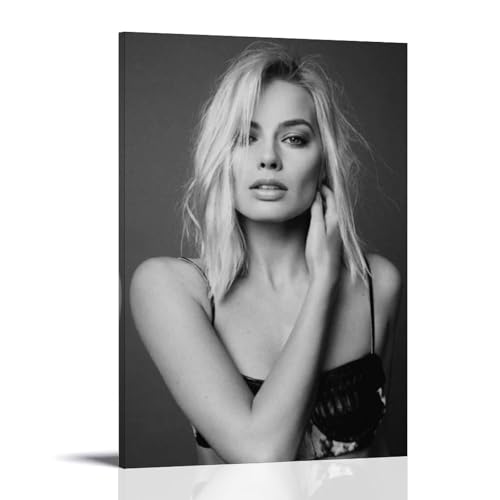 LNLEXTAR Margot Robbie Star Art Poster Dekorative Malerei Leinwand Wandkunst Wohnzimmer Poster Schlafzimmer Malerei,Wandkunst Bilddruck Moderne Familienzimmer Dekor 12x18inch(30x45cm) von LNLEXTAR