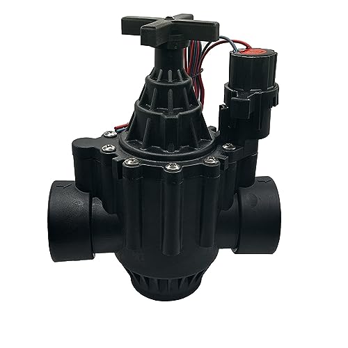 1-1/2"" 2"" Zoll Normalerweise geschlossenes Magnetventil Wasser 220V 12V 24V Nylonventil for die Bewässerung von Bauernhofgärten und Landschaften(Dc Latching(6-20v),2 Inch) von LNMOUMEZB