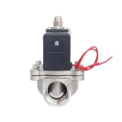 1-1/4" nicht normalerweise geschlossenes Magnetventil aus Edelstahl 12VDC dc24V 220VAC 110VAC 24VAC DN32(Npt-12vdc,2W-32 NBR) von LNMOUMEZB