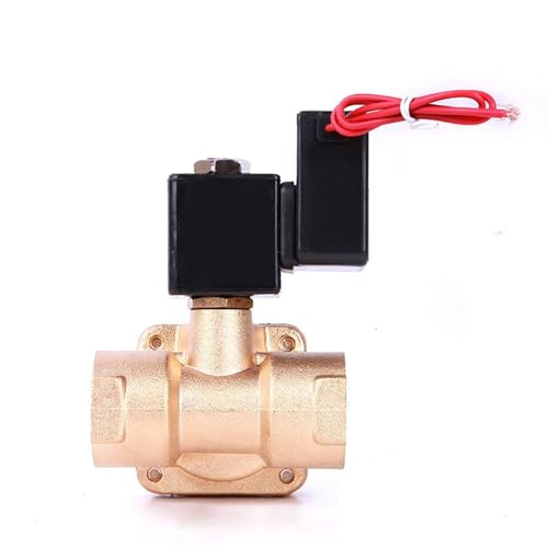 1" Messing-Hochdruck-nicht heißes Magnetventil 110 V 24 V 12 V 24 V normalerweise geschlossen(NPT-24VDC-NBR-SEAL) von LNMOUMEZB