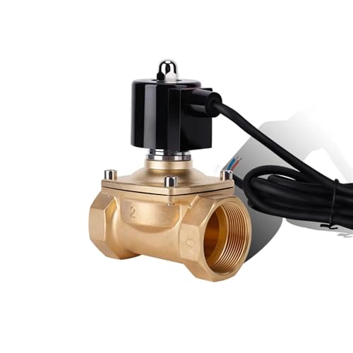2 "normalerweise geschlossenes Magnetventil DN50 Messingbrunnen-Magnetventil 110 V 24 V 12 V 24 v for Unterwasser(G-120VAC-EPDM-SEAL) von LNMOUMEZB