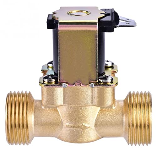 3/4; DC 24 V Normalerweise Messing Elektro-Magnetventil for Wassersteuerungswerkzeug 1 Stück(220v,0.5 Inch) von LNMOUMEZB
