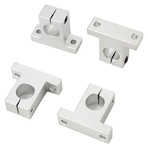 Professionelles 4-teiliges SK8 SK10 SK12 SK16 SK20 SK25 SK30 SK35 Linearlagerschienenwellenunterstützung Linearwelle Linearstange CNC-Router 3D-Druckerteil(Sk25) von LNMOUMEZB