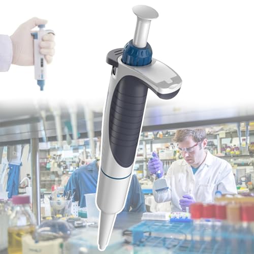 Mikropipette (0,1–10 ml), 4-stelliges digitales Fenster, Lautstärkeschutzsperre/Bereich, austauschbarer Farbcode/Experimentdifferenzierung, Hochtemperatursterilisierbar, 5–50 µl von LNNLUU
