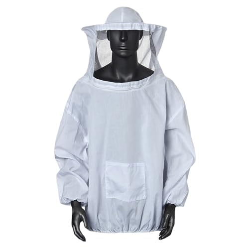 Imkeranzug Bienenzucht Kleidung Halbe Bienenzucht Kleidung Anti-biene Taille Atmungsaktiv Professionelle Imker Kleidung Bienenhaltung Top Outdoor(S1) von LNNXSZ