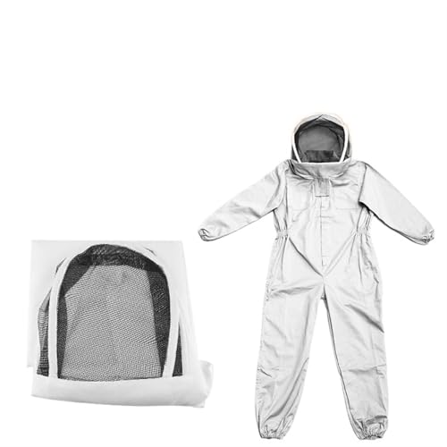 Imkeranzug Ganzkörper-Imkerkleidung, professionelle Imker, Bienenschutz, Imkeranzug, Safty-Schleier, Hutkleid, Ganzkörperausrüstung(XL) von LNNXSZ