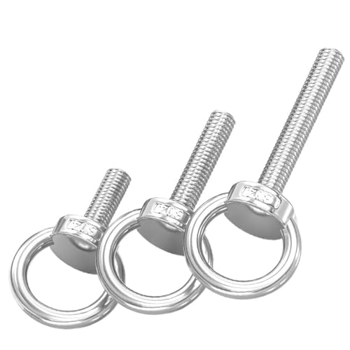 Ringschraube 1 STÜCKE Edelstahl Hebeöse Schraubenschrauben M4 M5 M6 M8 M10 M12 M14 M16 M20 M24(M12x80mm) von LNNXSZ