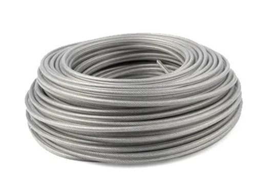 Trimmerfaden Mäher, Mähfaden, Strohseil, Jäten, Freischneider, Stahldraht, gezackt, rund und quadratisch, Nylonseil-Zubehör(Nylon steel wire) von LNNXSZ