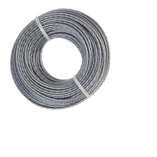 Trimmerfaden Mähfaden 15m Fadenspule mit Rasentrimmerfäden Lange runde Rolle Gras Ersatzdraht Gartenwerkzeugteile(2.7mm 15 Meter) von LNNXSZ