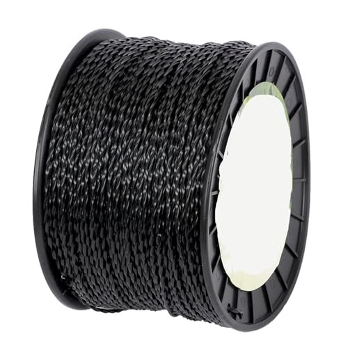 Trimmerfaden Schwarzer Trimmerfaden, Spiraldrehschnur, 2,7 mm x 264 m, Whipper Snipper Cord Trimmerfaden Schwarzer Trimmerfaden, Spiraldrehschnur, 2,7 mm x 264 m, Whipper Snipper Cord von LNNXSZ