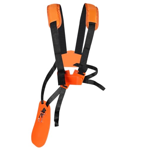 LNQ LUNIQI 1 Stück Doppelter Trimmer Schultergurt Motorsense Gartenschultergurt Verstellbarer Doppelschultergurt Freischneider Gurt Rasentrimmer Universal, Orange LNQ LUNIQI 1 Stück Doppelter Trimmer Schultergurt Motorsense Gartenschultergurt Verstellbarer Doppelschultergurt Freischneider Gurt Rasentrimmer Universal, Orange von LNQ LUNIQI