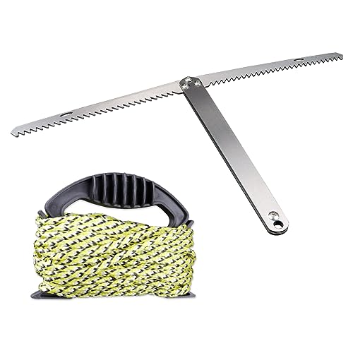 LNQ LUNIQI Aquatic Unkrautschneider Edelstahl Faltbarer Unkrautrasierer Professionelle Wasserpflanzen Entfernungswerkzeug für Seen und Teiche von LNQ LUNIQI