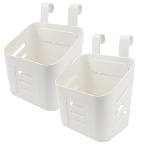 LNQ LUNIQI Aufbewahrungskörbe zum Aufhängen mit abnehmbaren Haken, Kunststoff, für Dusche, Küche, Organizer mit Ablauflöchern für Badezimmer, Schrank, Wohnheim, 2 Stück LNQ LUNIQI Aufbewahrungskörbe zum Aufhängen mit abnehmbaren Haken, Kunststoff, für Dusche, Küche, Organizer mit Ablauflöchern für Badezimmer, Schrank, Wohnheim, 2 Stück von LNQ LUNIQI