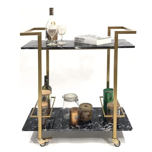LNQKJXIIA 2-lagiger beweglicher Handwagenwagen, Kleiner Essensaufbewahrungstisch und Kaffee-/Teewagen for Wohnzimmer und Schlafzimmer LNQKJXIIA 2-lagiger beweglicher Handwagenwagen, Kleiner Essensaufbewahrungstisch und Kaffee-/Teewagen for Wohnzimmer und Schlafzimmer von LNQKJXIIA