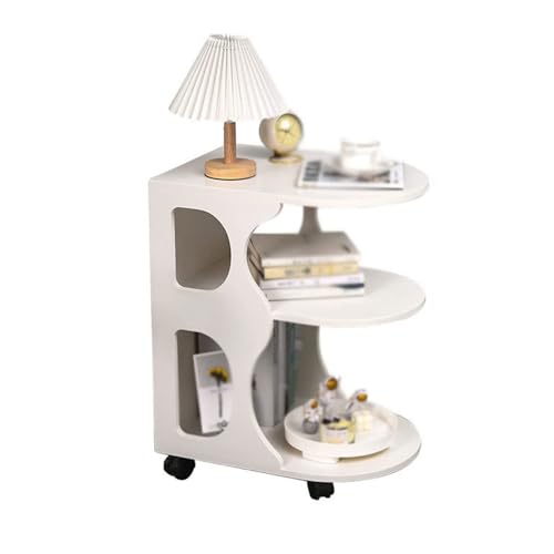 LNQKJXIIA 3-stufiger Couchtisch, beweglicher Beistelltisch mit Rädern, Kleiner Trolley-Sofa-Beistelltisch for den Haushalt for das Wohnzimmer im Schlafzimmer LNQKJXIIA 3-stufiger Couchtisch, beweglicher Beistelltisch mit Rädern, Kleiner Trolley-Sofa-Beistelltisch for den Haushalt for das Wohnzimmer im Schlafzimmer von LNQKJXIIA