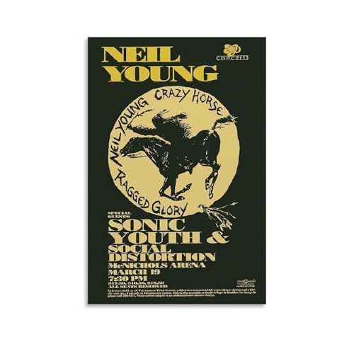 LNSXYSCQ Neil Young Musikalbum-Cover der beliebten Sänger-Serie, Leinwand-Poster, Wandkunst, dekoratives Gemälde, Schlafzimmer, Malerei, Poster, 30 x 45 cm, ungerahmter Stil LNSXYSCQ Neil Young Musikalbum-Cover der beliebten Sänger-Serie, Leinwand-Poster, Wandkunst, dekoratives Gemälde, Schlafzimmer, Malerei, Poster, 30 x 45 cm, ungerahmter Stil von LNSXYSCQ