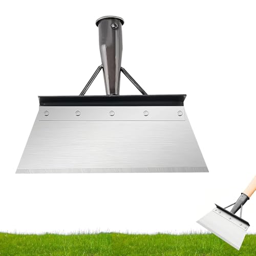 LNSYSNS Stoßscharre, Multifunktionale Unkrautschaber 30x11cm ohne Holzgriff, Scooper für Unkraut und Moos, Eisbeseitigung, Home, Landwirtschaftlich, Outdoor von LNSYSNS