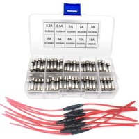 10 Stück 5 x 20 mm agc Inline-Sicherungshalter, Schraubtyp Inline mit 22 AWG-Draht + 100 Stück 5 x 20 mm flinke Glassicherungen (0,2 a, 0,5 a, 1 a, 2 von LNTYQ