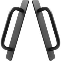 2 Stück selbstklebende Möbelgriffe, Schiebetürgriff-Aufkleber, schwarzer Schiebetürgriff, selbstklebende Türgriffe für Türen und Fenster, Schränke, 2 Stück selbstklebende Möbelgriffe, Schiebetürgriff-Aufkleber, schwarzer Schiebetürgriff, selbstklebende Türgriffe für Türen und Fenster, Schränke, von LNTYQ