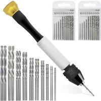 20 Stück Mikro-Spiralbohrer, Schmuckherstellung, Rotationswerkzeuge für Holz, Schmuck, Kunststoff, Miniaturen und andere Miniaturbohrer (0,8 mm – 3,0 von LNTYQ