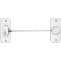 Lntyq - 2er-Pack Kindersicherungen für Schrankfenster mit starkem Klebstoff oder Schraubmontage, geeignet für Fenster, Kühlschrank, Kleiderschrank, von LNTYQ