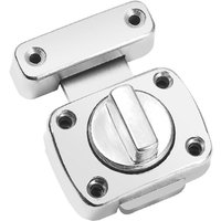 2er-Set Anti-Volumen-Tür aus rostfreiem Edelstahl – Eingangstür – Anti-Volumen-Tür – Badezimmer-Tür – Silber, 55 x 40 mm - Lntyq von LNTYQ