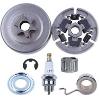 3/8 Zoll Kupplungskettenrad-Kit für Stihl 017 018 MS170 MS180 021 023 025 MS210 MS230 MS250, adefol Kettenrad + Kupplungstrommel + Lager + von LNTYQ