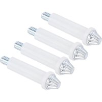 4-teiliges Falttür-Hardware-Set – Reparaturset für Schiebetüren, Falttüren – Silber - Lntyq von LNTYQ