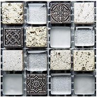 40 Stück Wandfliesenaufkleber, 10x10cm, wasserdichter, selbstklebender Aufkleber, für die Inneneinrichtung - Lntyq 40 Stück Wandfliesenaufkleber, 10x10cm, wasserdichter, selbstklebender Aufkleber, für die Inneneinrichtung - Lntyq von LNTYQ
