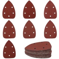 70 Stück Dreieckiges Schleifpapier, 5 Löcher Schleifdreiecke, Schleifpapier für Schleifmaschine mit Körnung 40/60/80/120/180/240/320 zum Schleifen 70 Stück Dreieckiges Schleifpapier, 5 Löcher Schleifdreiecke, Schleifpapier für Schleifmaschine mit Körnung 40/60/80/120/180/240/320 zum Schleifen von LNTYQ
