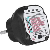 AST01 Steckdosentester, GFCI-Steckdosentester, automatischer Stromkreisdetektor (220 v EU-Stecker) - Lntyq von LNTYQ