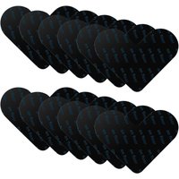 Anti-Rutsch-Teppich, 12 Stück Teppichgreifer-Teppichaufkleber, 75 x 95 x 1 mm, herzförmig, Anti-Curling-Teppichgreifer-Ecke, waschbar und von LNTYQ