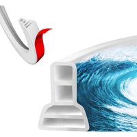 Duschtürdichtung 2M, Duschdichtung, Duschwand-Bodendichtung, selbstklebender Duschdichtungsstreifen, untere Duschbarriere, von LNTYQ