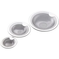 Lntyq - Edelstahl-Abflussfilter, Duschfilter, für Küchenspüle, Badezimmer, Waschbecken, Badewannen (3 Stück) von LNTYQ