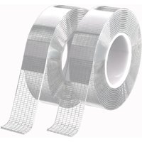 Lntyq - Extra starkes doppelseitiges Klebeband transparent – 10 m – Nano-Klebeband – doppelseitig – spurlos – waschbar – entfernbar – für Foto, von LNTYQ