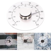 Fensterthermometer für draußen, digitales Fensterthermometer zum Aufkleben auf wasserdichtes Temperaturmessgerät, 10,7 cm - Lntyq von LNTYQ