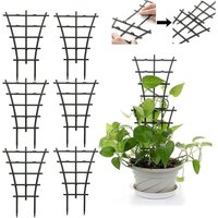 Kletterpflanzenstütze, 6 Stück Verschleißfestes Stapelbares Kletterpflanzenspalier, Stark Und Robust, Langfristig Wiederverwendbar, Hilft Pflanzen von LNTYQ