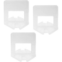 100 Stück 1,5mm zum Fugenbreitenausgleich für Fliesen Selbstnivellierender Fliesenabstandshalter Fliesennivellierset für Heimwerker und Profis - Lntyq von LNTYQ