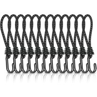 Lntyq 12 Stück Spanngummis mit Haken, 15cm Planenspanner mit Spiralhaken, Expanderhaken, Expanderschnallen, Robuste Gummispanner Lntyq 12 Stück Spanngummis mit Haken, 15cm Planenspanner mit Spiralhaken, Expanderhaken, Expanderschnallen, Robuste Gummispanner von LNTYQ