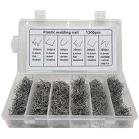 1200 stücke Auto Stoßstange Kunststoff Reparatur Schweißen Nägel Mit Box Ausreichende Heißer Heftklammern Schweißen Draht Reparatur Nägel für Auto von LNTYQ