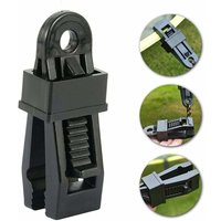 Lntyq - 12er-Pack robuste Planen-Clips, Outdoor-Zelt-Clip zum Halten von Plane, Auto-Sonnenschutz, Pool von LNTYQ