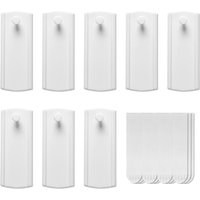 Lntyq 16 Stück Bilderaufhänger ohne Bohren, 16 Bilderhaken, selbstklebende Bilderrahmenhaken, Bildaufhänger zum Aufhängen von Bildern, Rahmen (weiß) von LNTYQ