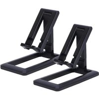 Lntyq 2er-Pack Telefonständer, faltbarer Tablet-Ständer, Telefonhalter für den Schreibtisch, faltbare Stützbasis, verstellbarer Telefonhalter, von LNTYQ