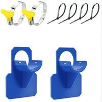 2er-Pack blaue, durchstoß-, reiß- und zugfeste Schwimmbadschlauchhalter (30 bis 37 mm) - Lntyq von LNTYQ