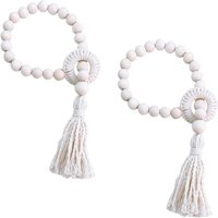2er-Pack dekorativer Vorhang-Raffhalter aus Seil mit verstellbarem Seil, einfache geflochtene Vorhangschnalle aus Baumwolle, praktische 2er-Pack dekorativer Vorhang-Raffhalter aus Seil mit verstellbarem Seil, einfache geflochtene Vorhangschnalle aus Baumwolle, praktische von LNTYQ