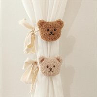 2er-Pack süße Vorhang-Raffhalter mit Teddybär-Motiv, für Zuhause, Schlafzimmer, Kinderzimmer, Heimbüro, Schlafzimmer - Lntyq 2er-Pack süße Vorhang-Raffhalter mit Teddybär-Motiv, für Zuhause, Schlafzimmer, Kinderzimmer, Heimbüro, Schlafzimmer - Lntyq von LNTYQ