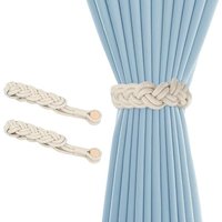 Lntyq 2er Set Gardinen-Raffhalter, Magnetische Gardinen-Raffhalter, Gardinenhalter, Gardinen-Raffhalter Magnetische Gardinen-Raffhalter, von LNTYQ