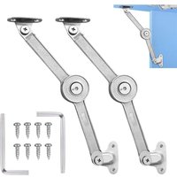 2er Set Softclose Deckelstützscharniere mit Schließsystem - Für Küchentür, Schranktür, Kleiderschrank - Öffnungswinkel 75°/90°/110° - Lntyq 2er Set Softclose Deckelstützscharniere mit Schließsystem - Für Küchentür, Schranktür, Kleiderschrank - Öffnungswinkel 75°/90°/110° - Lntyq von LNTYQ